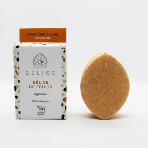 Shampoing solide certifié bio Délice de fruits