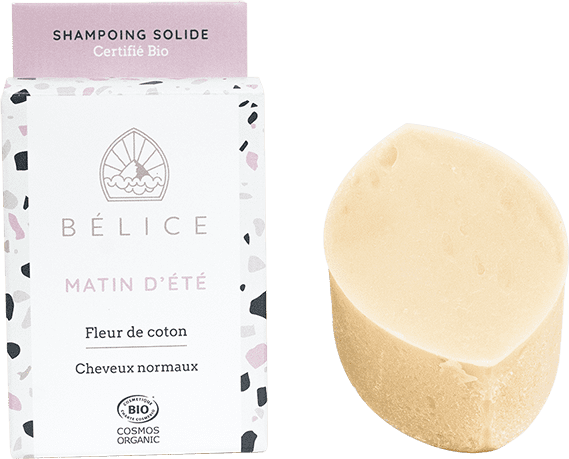 Bélice - shampoing solide certifié BIO Matin d'été